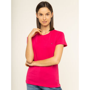Tommy Hilfiger dámské fialové tričko - S (TZO)